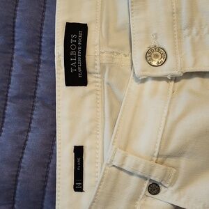 Talbots white flare jeans